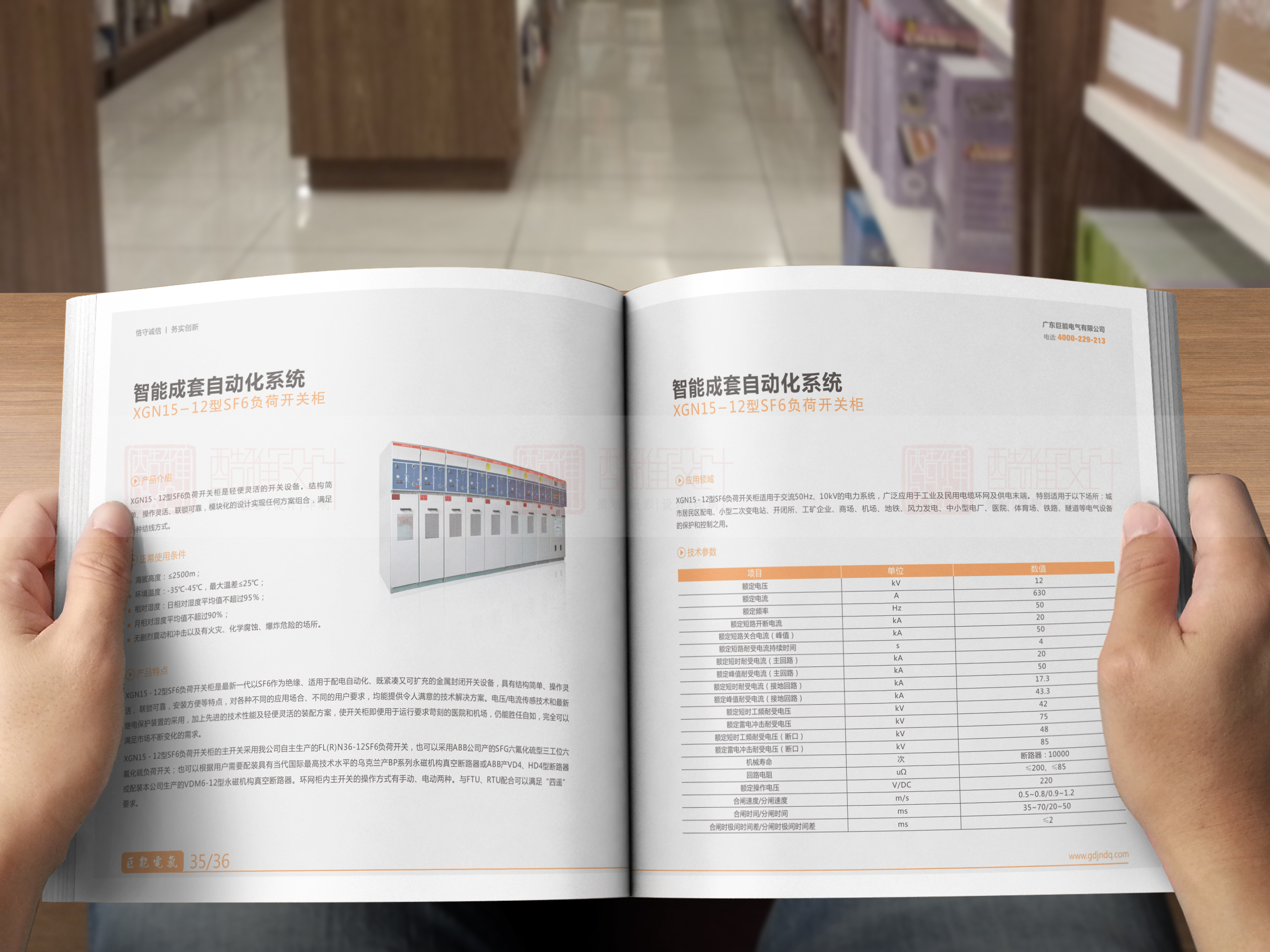 XGN15-12 SF6負載開關(guān)柜圖畫書設(shè)計案例